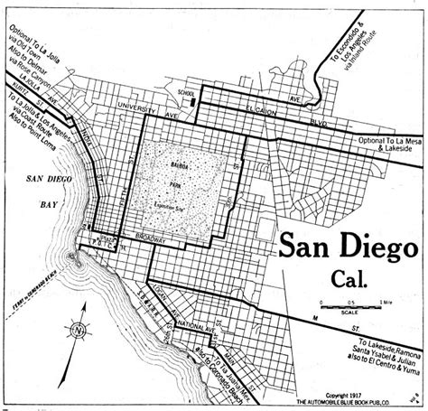 MAP Neighborhood Map Of San Diego